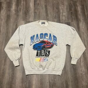Vtg 90s Chalk Line NASCAR mens Sweatshirt Sz L